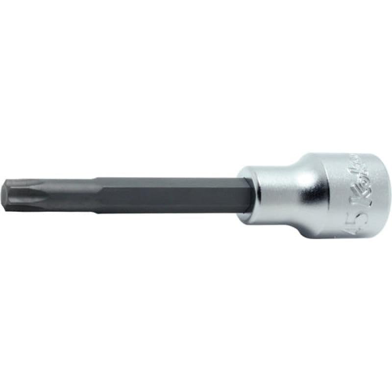 Ko-ken 4025.100-40IP 1/2 Sq. Dr. Bit Socket TORXplus 40IP Length 100mm