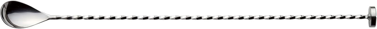 Sanho Sangyo YUKIWA Q-03302157 Bar Spoon, Silver, 13.8 inches (35 cm), Twist/Metal Included