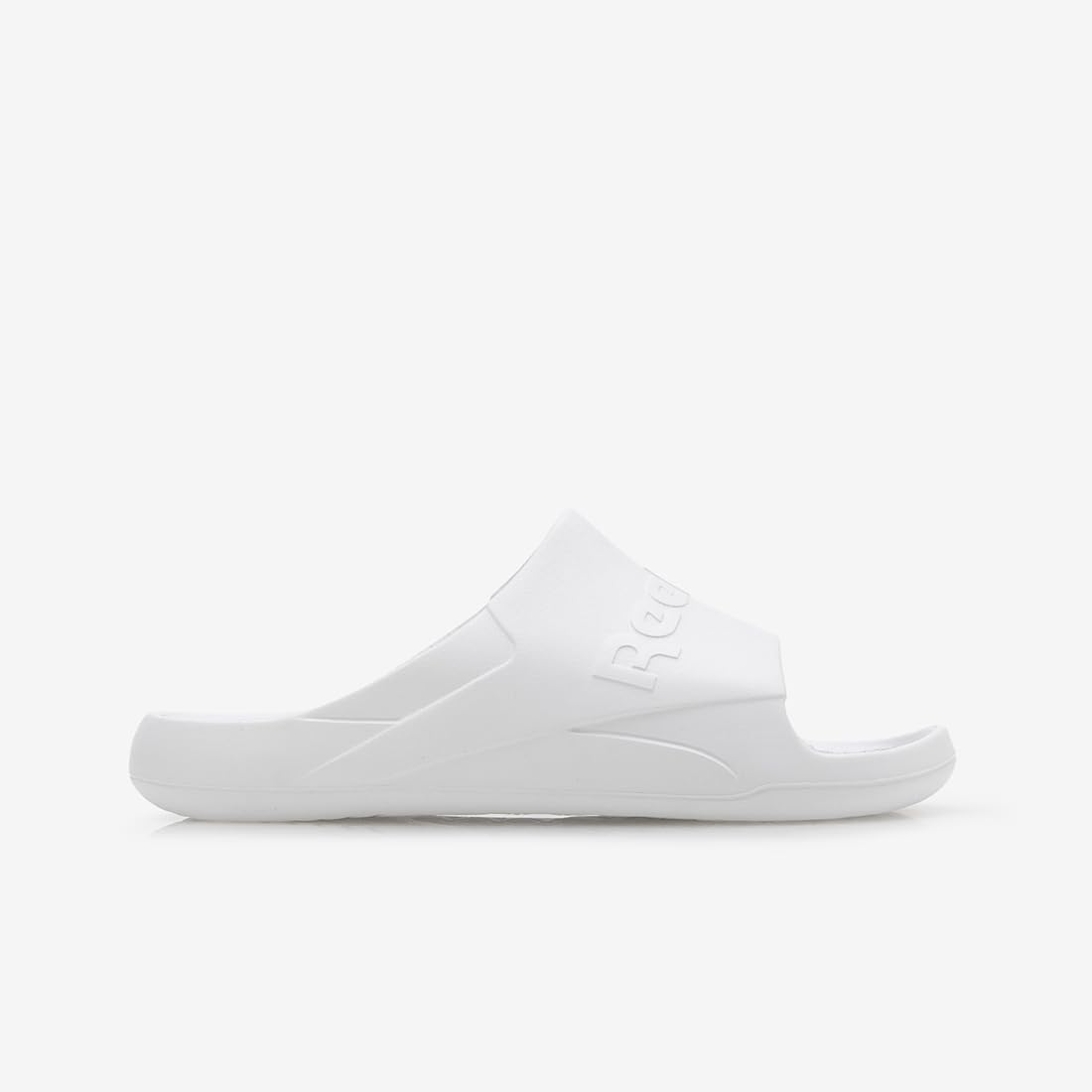 Reebok(リーボック) Men's Flat Slipper, White, 25.0 cm