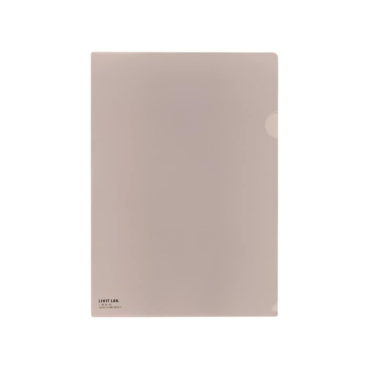 Lihit Lab F78-16_50 Clear Holders, Pack of 50, A4, Beige