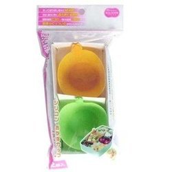 Silicon Food Sushi Mold Cup for Bento Lunch Box (2pc, Animal) by Maruki