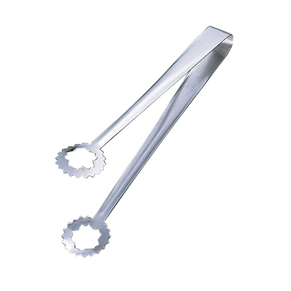 EBM Stainless Steel Tongs Total Length 9.1 inches (230 mm)