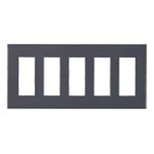 Panasonic WNS6015H Plate SO-STYLE 15 Pieces, Matte Gray, Width 10.0 x Depth 2.7 x Height 4.7 inches (254 x 6.8 x 120 mm)