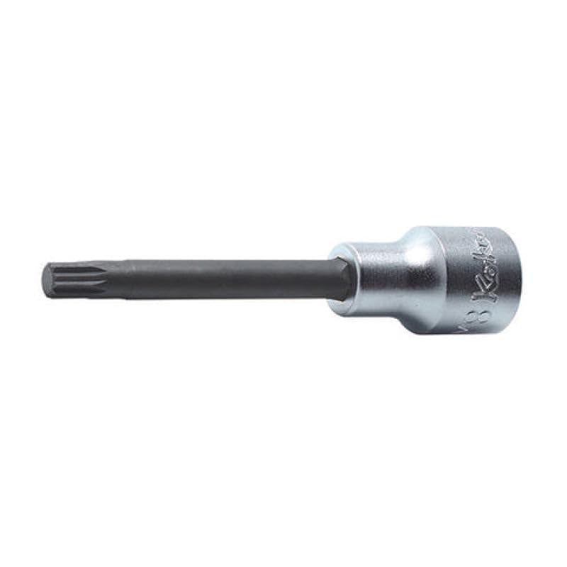 Ko-ken 4020.120-M5 1/2 Sq. Dr. Bit Socket XZN M5 Triple Square Length 120mm