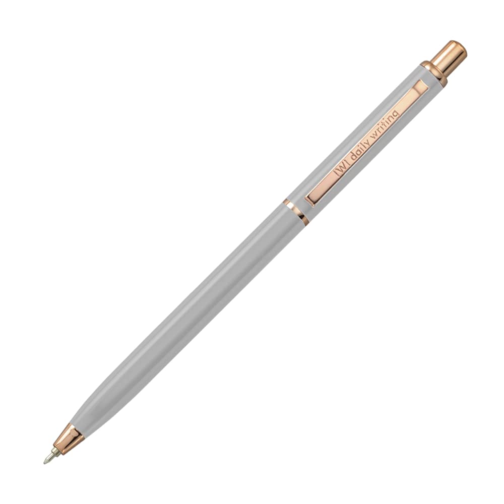 IWI IWI-9F060-8RG Gel Ink Ballpoint Pen, 0.5, Daily Lighting, Cool Gray