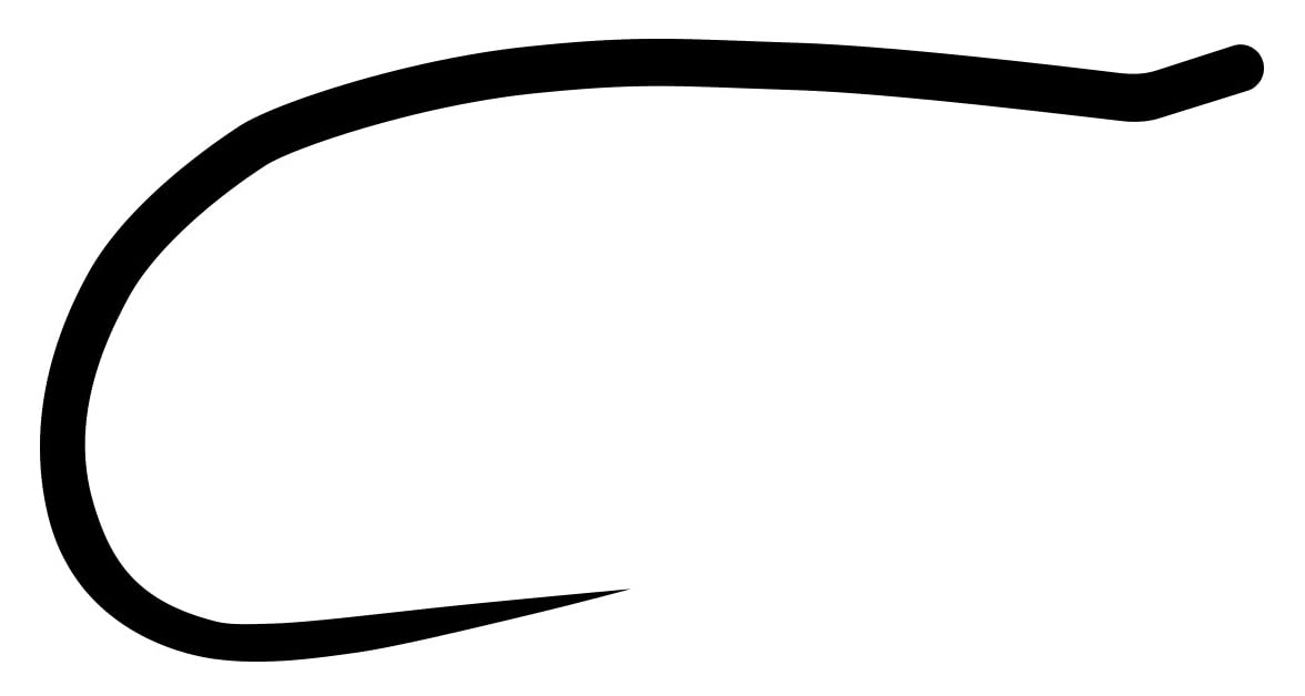 TIEMCO Q100 TMC226BL Fly Hook, #18, 21022601018