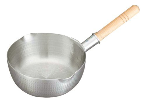Nakao Aluminum Hammered Yatko Yukihira Pot, 7.7 inches (19.5 cm)