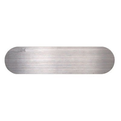 シロクマ(SHIROKUMA) Polar Bear Door Mark Oval 6.3 inches (160 mm) NS-104 160 x 40 Hair Line