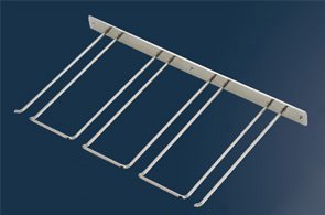 UK 18-8 Glass Frame Wall Mount 4 Rows