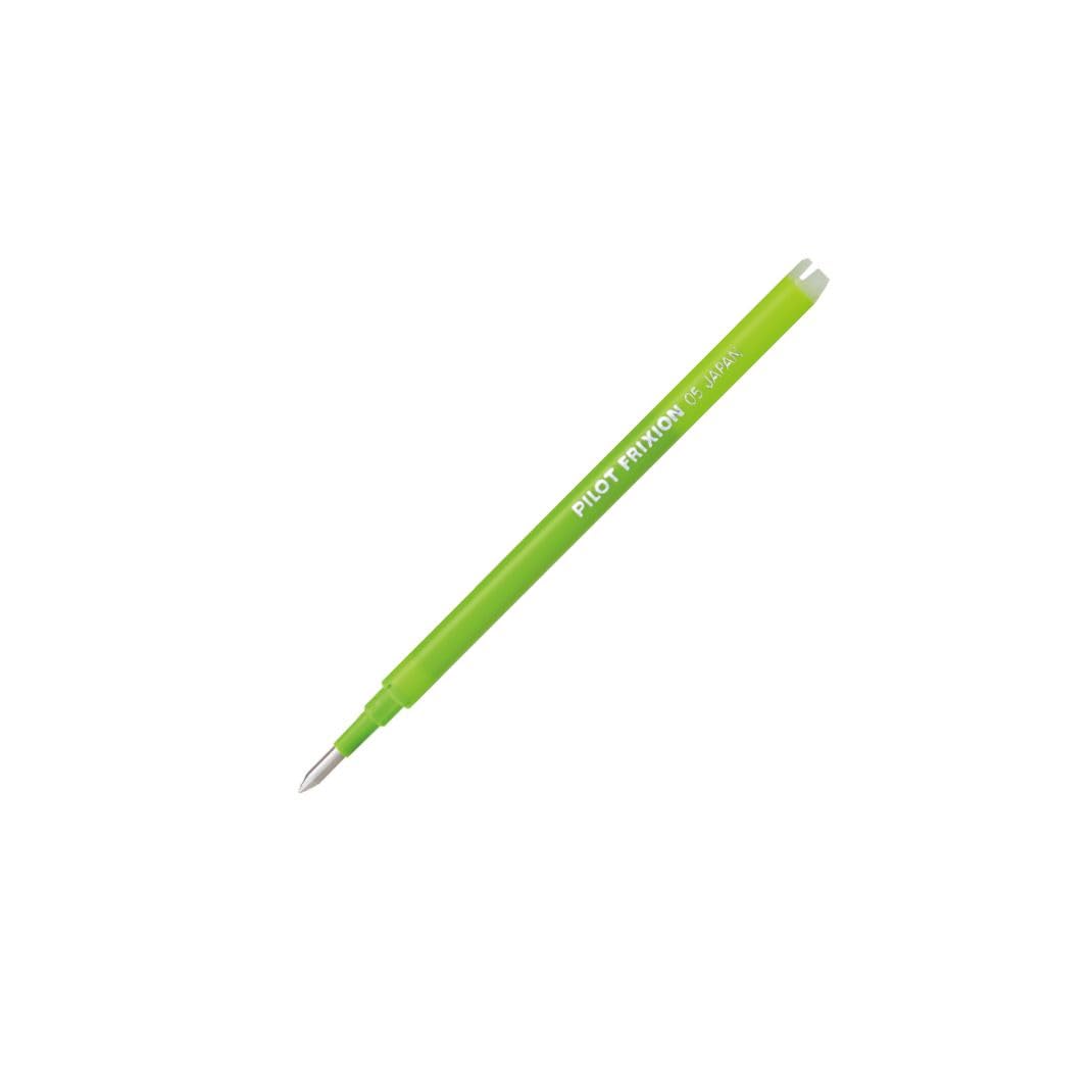 Pilot LFBKRF120EFLG FriXion Ball Pen Refill, 0.5, Light Green, 10 Count