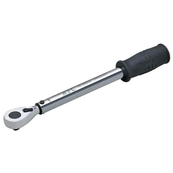 Kyoto Machine Tools (KTC) 9.5 sq. Prelock Torque Wrench, Preset Type, Torque Adjustment Range: 10 - 50 N/m, Total Length: 11.4 inches (289.2 mm) GW050-03T