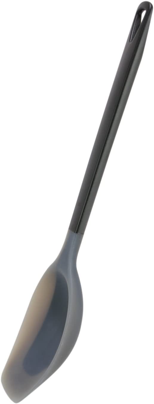 Marna Triangle Grip Silicone Cooking Spoon, Black K536BK