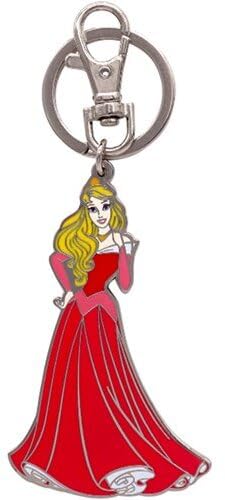 Disney AURORA COLORED PEWTER KEYRING