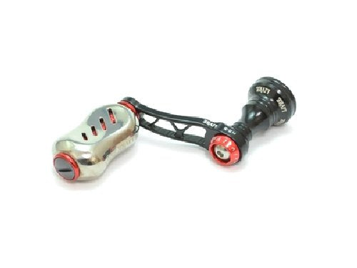 Livre F.V40-43 Reel with S Handle, Fino Knob for Daiwa (Black P + Red G)