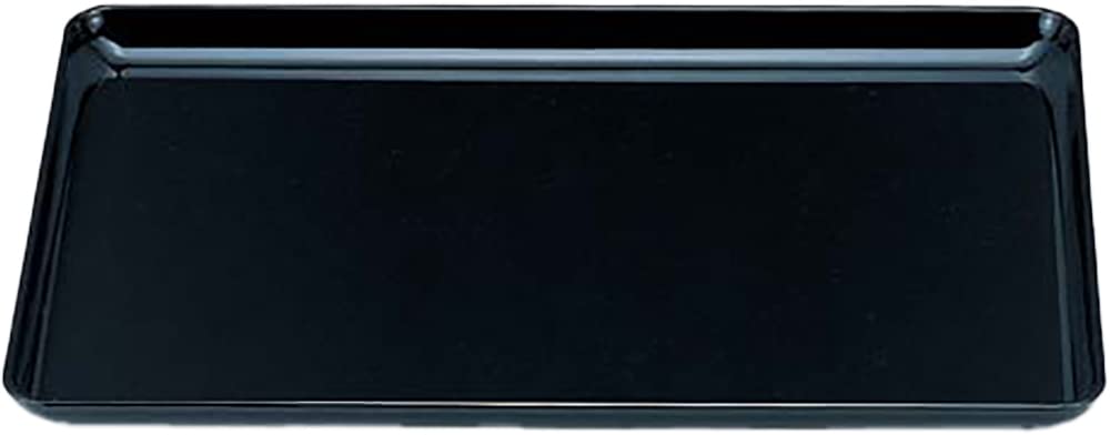 Fukui Craft Tabletop Tray and Bon, Multi-Use Mini Bon, Made in Japan, Black, 7 Size