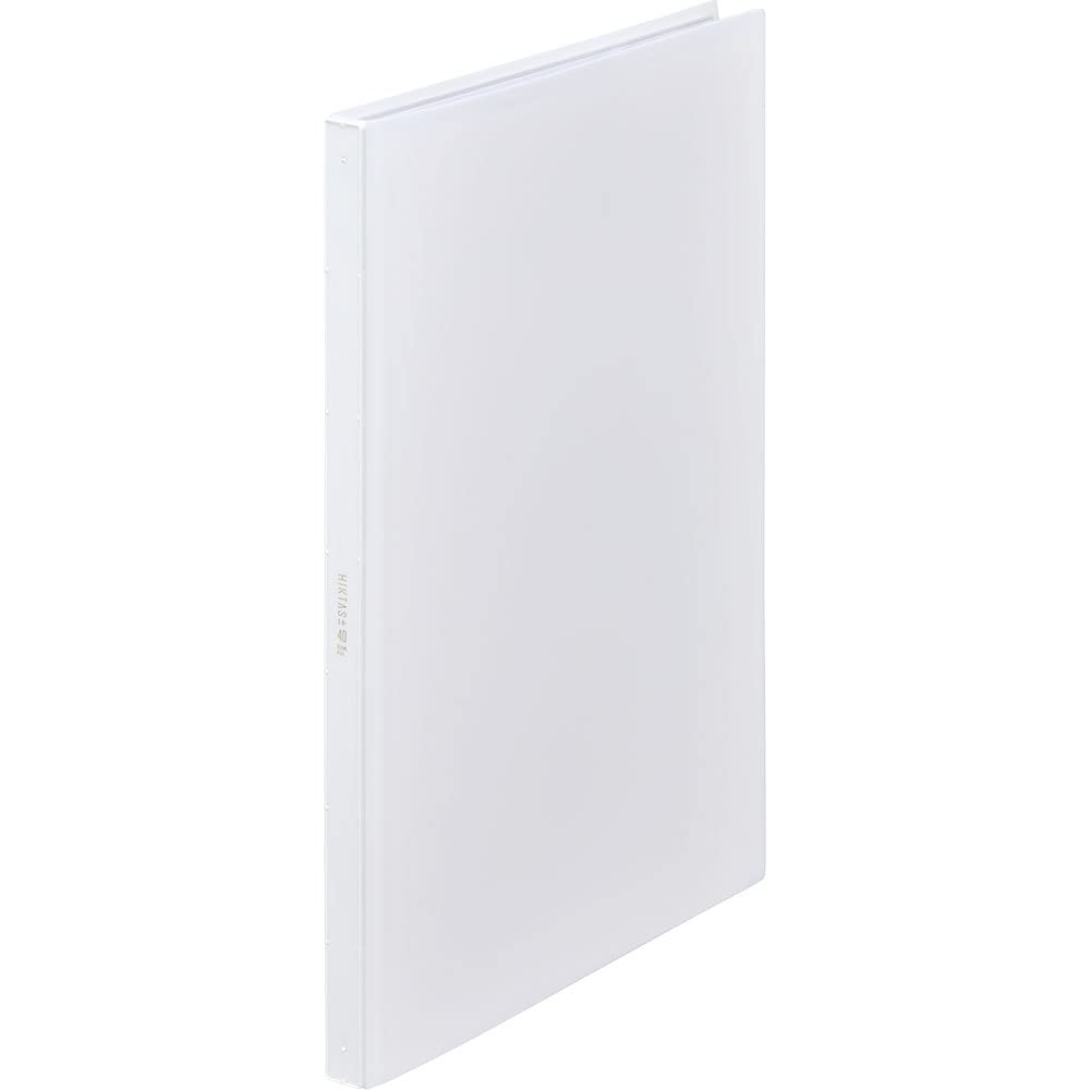King Jim 7281TW-M Clear File, Hiktus, Transparent, 40 Pockets, A4 Vertical, Milky White