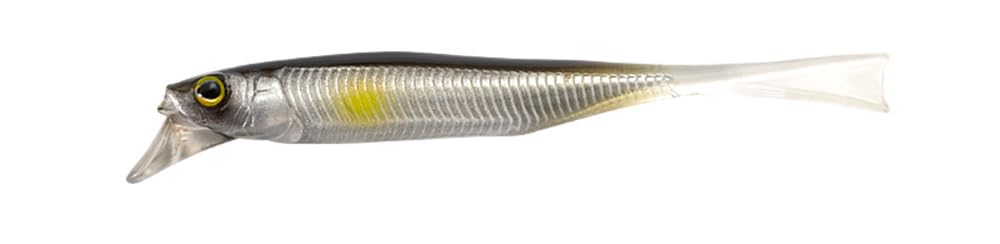 JACKALL DRIFTFRY 4" ELASTOMER Silver Powder AYU