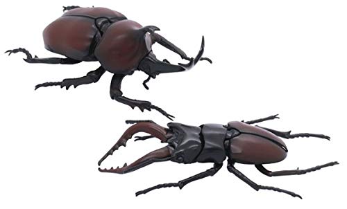 Fujimi Model Free Research Series No.25 Ikimono-hen Kaga Tamashi vs beetle confrontation set non scale color-coded plastic model