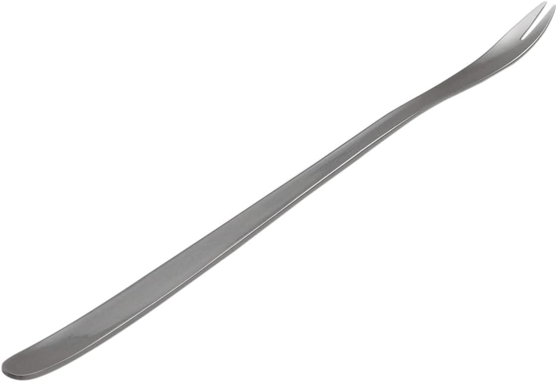 Sori Yanagi Simple Form Cutlery for Easy Use, Tsubame Sanjo Stainless Steel Crab Fork, Brushed Finish, Dishwasher Safe, 18-8 Stainless Steel