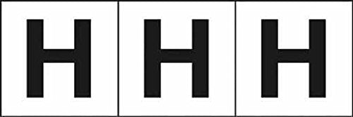 TRUSCO Alphabet Sticker TSN-30-H