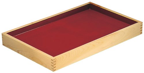 Hinoki Square Moribon, Shallow Black, 20.5 x 13.0 x 21.7 inches (520 x 330 x 55 cm), 520