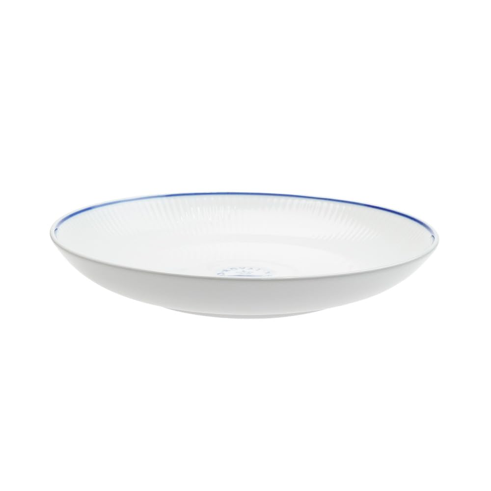 Royal Copenhagen 1058883 Blue Line Deep Plate Plate, 9.8 inches (25 cm), Wedding Gift