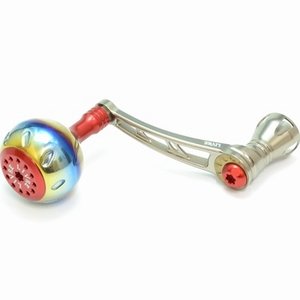 LIVRE POWER65-70 Left Winding Key for Shimano SW4000 to #6000 (Titanium P + Red G)