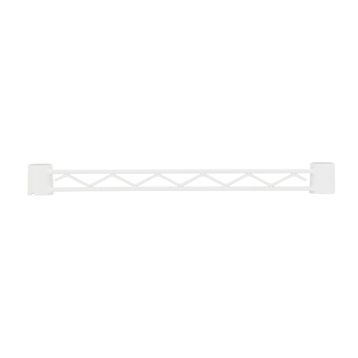 Doshisha Luminous Rack, Steel Rack Parts, Reinforced Bar, Wire Bar, Pole Diameter 1.0 inches (25 mm), Width 1.6 inches (40 mm), White, Includes 2 Sleeves, Prevents Legs from Fall Prevention, Hanging