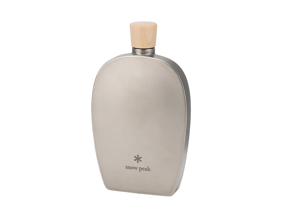 Snow Peak 8.4 Ounce Titanium Flask