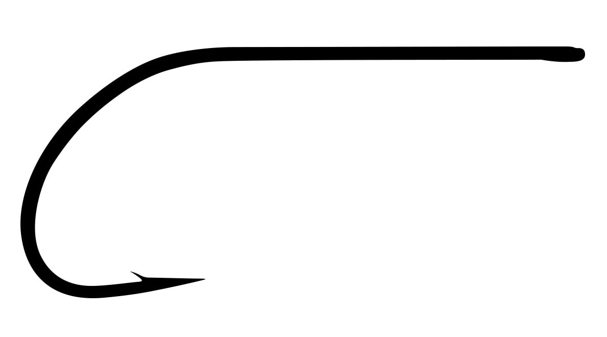 TIEMCO Q100 TMC8089N Fly Hook, Nickel, No. 12