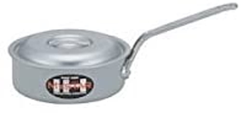 HOKUA AKTA402 Meister Commercial IH One-Handed Shallow Pot, 8.3 inches (21 cm)