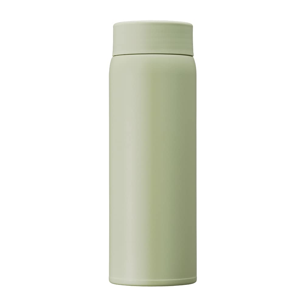 Doshisha Fluffy Air Mug Bottle, 16.2 fl oz (480 ml), Green, Green Tea