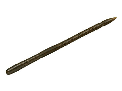 Evergreen Worm Bowworm 6" Green Pumpkin Black #01