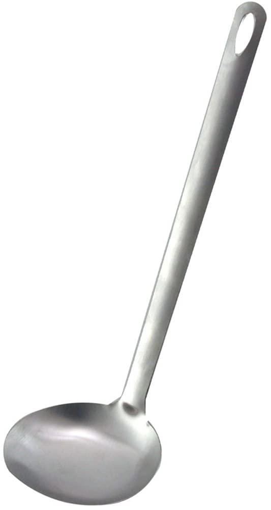 Shimomura Planning 38486 Tsubame Sanjo Ladle, Simple, Made in Japan, Stainless Steel, Seamless, Easy to Scoop, 1.7 fl oz (50 ml)