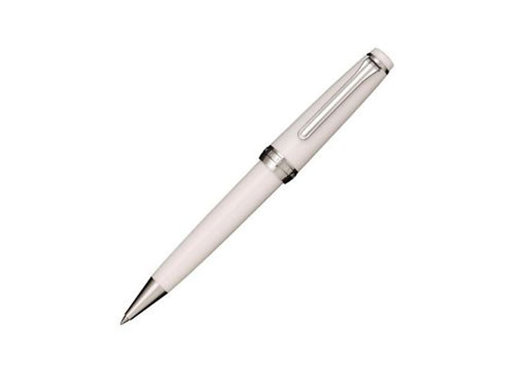 Sailor 16-0707-210 Permanent Ballpoint Pen, Professional Gear, Slim Color, White