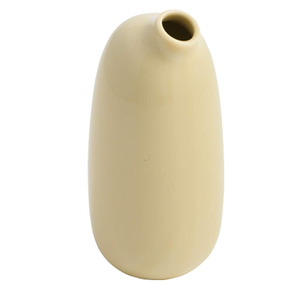 KINTO 25991 SACCO Vase Base Porcelain 03, Yellow