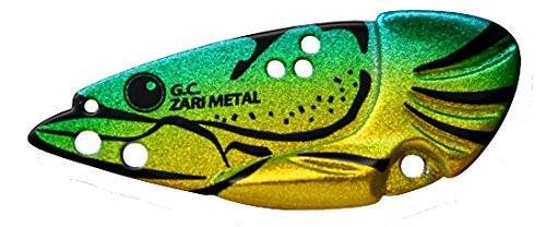 ISSEI Metal Vibe G.C. Zari Metal 0.3 oz (9 g), Gold Blue Back #33 Lure
