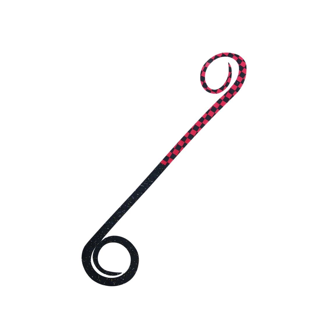 Daiwa Tailava Kongo Silicone Tie Twin Curly R Checkers Red + MC Black