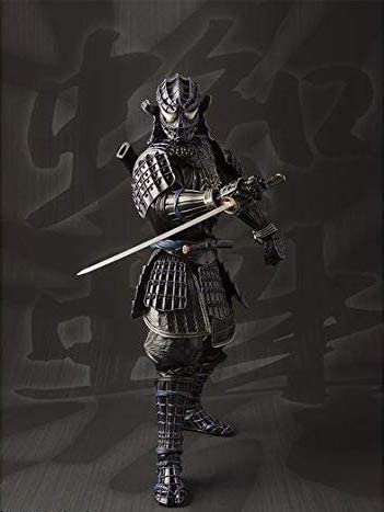 Bandai Meisyo Manga Realization Onmitsu Black Armor Spiderman Action Figure
