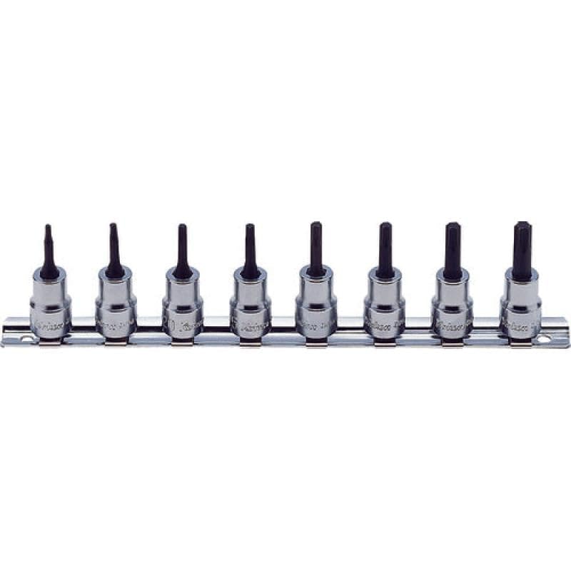 Ko-ken RS3025/8-L50 3/8 Sq. Dr. 8 Piece TORX Bit Socket set TORX T10-T45
