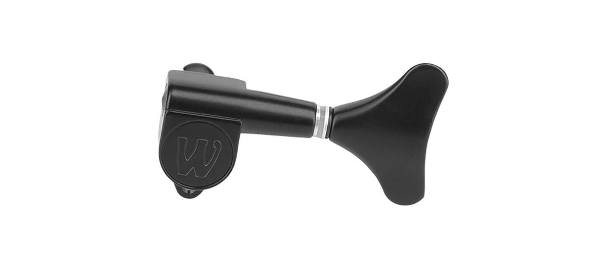 Warwick Replacement Bass Guitar Tuner, BLACK, Bass Side
