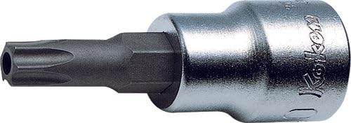 Ko-ken 3025.160-T27H 3/8 Sq. Dr. TORX T27H Bit Socket - Length 160mm