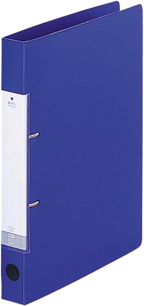 Lihit Lab D-Ring File, A4S, 2 Holes, Ao, G2220-8 00070047 (Set of 2)