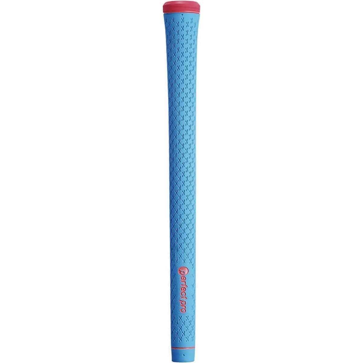 Perfect pro XSL-58-LB (3260) Golf Grip X Soft Ladies Body Color (Light Blue) Cap Color (Shocking Pink) Size (L58) Backline Available
