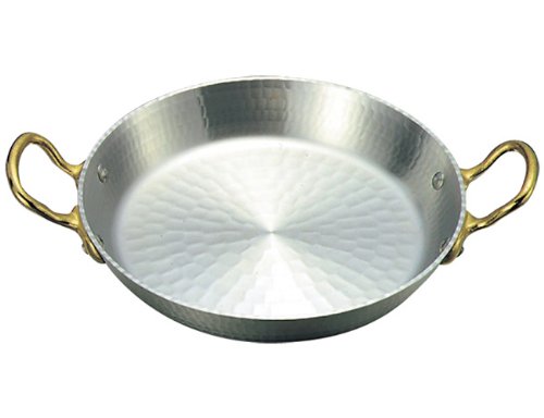 中尾アルミ製作所 aluminum two-handed paella pot 18cm