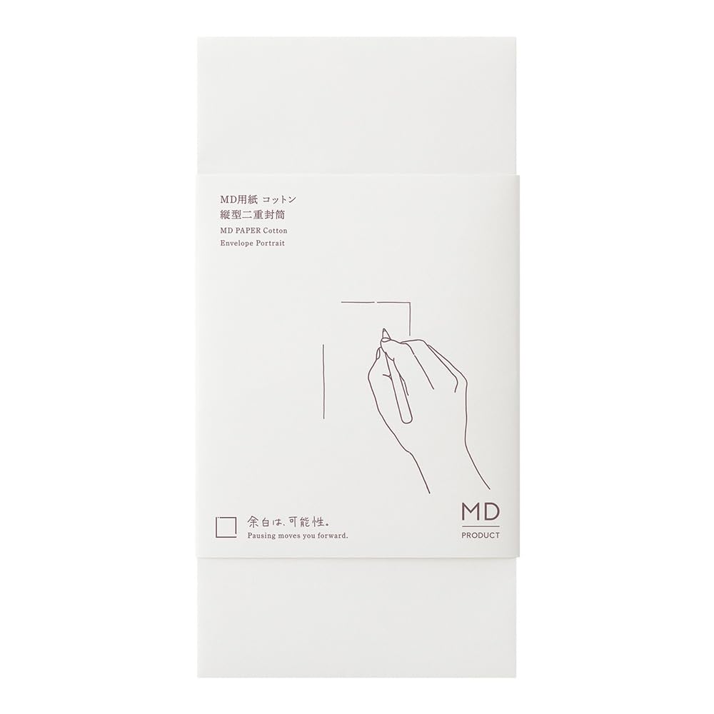 Midori 20586006 MD Envelopes, Cotton, Vertical A
