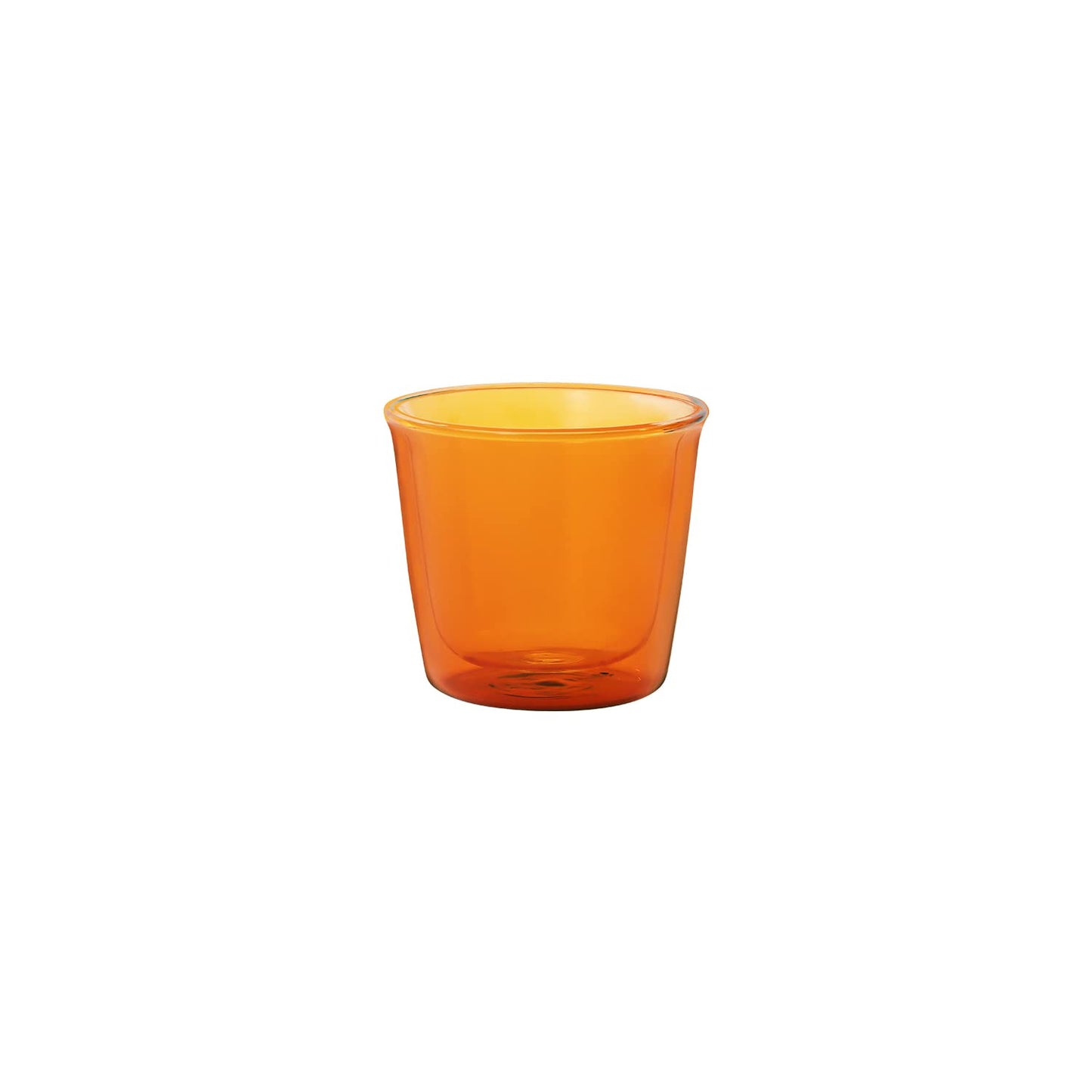 KINTO CAST AMBER 21460 Double Wall Glass, 8.5 fl oz (250 ml), Heat-resistant Glass, Microwave and Dishwasher Safe
