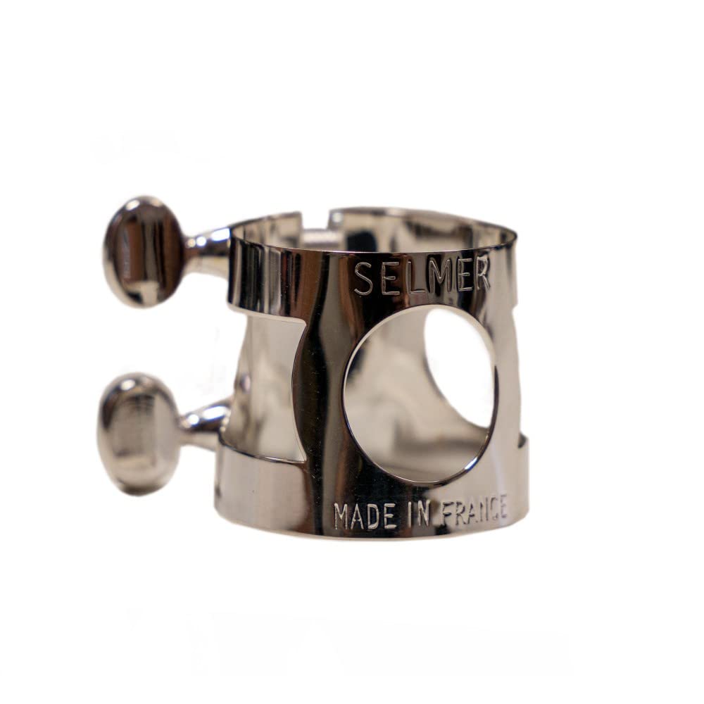 Selmar B - Clarinet Ligature Silver Plated Finish