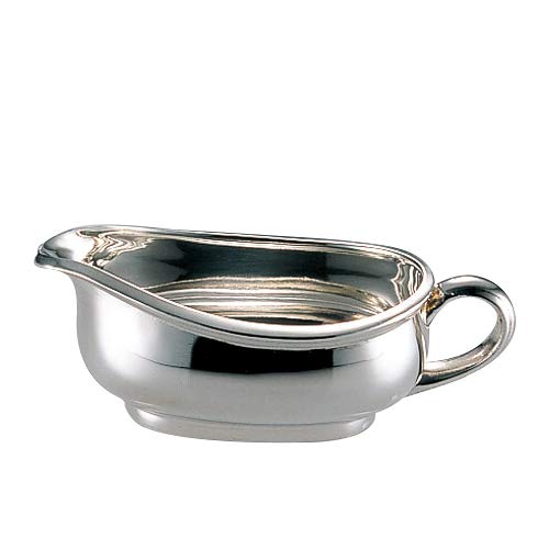 Sanho Sangyo 03110355 Sauce Pot, Silver, L, Pearl Sauce & Vinegar Pot
