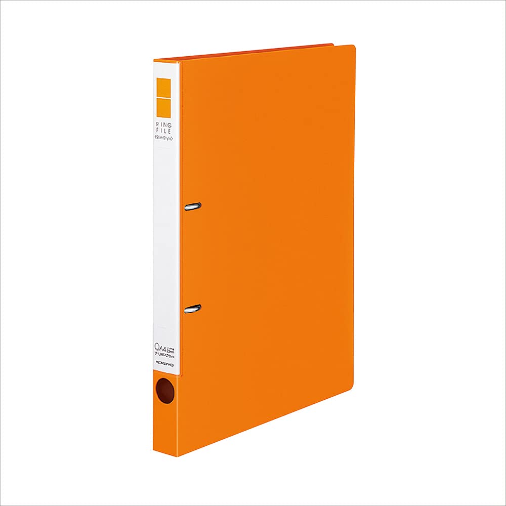Kokuyo ring file Slim 2 hole A4 180-sheet Orange off -URF420YR